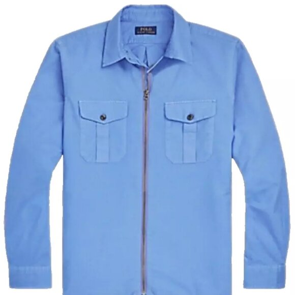 Polo Ralph Lauren Men's Garment Dyed Oxford Jacket NWT Blue XL $ 148 - Picture 1 of 3
